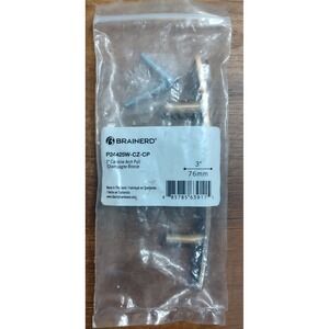 Brainerd P24425W-CZ-CP 3" Caroline Arch Pull Champagne Bronze NEW Pack of 1 B17